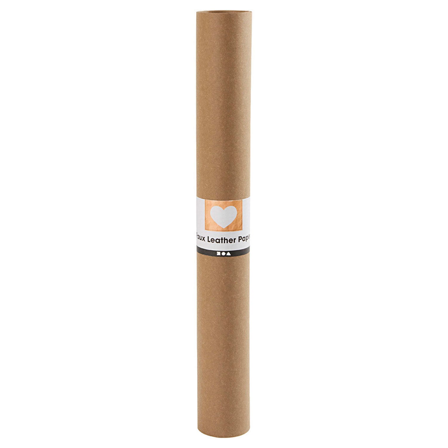 Faux leather paper dark brown, 1mtr.