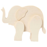 Animale di figura di legno - Elefante - afbeelding 2