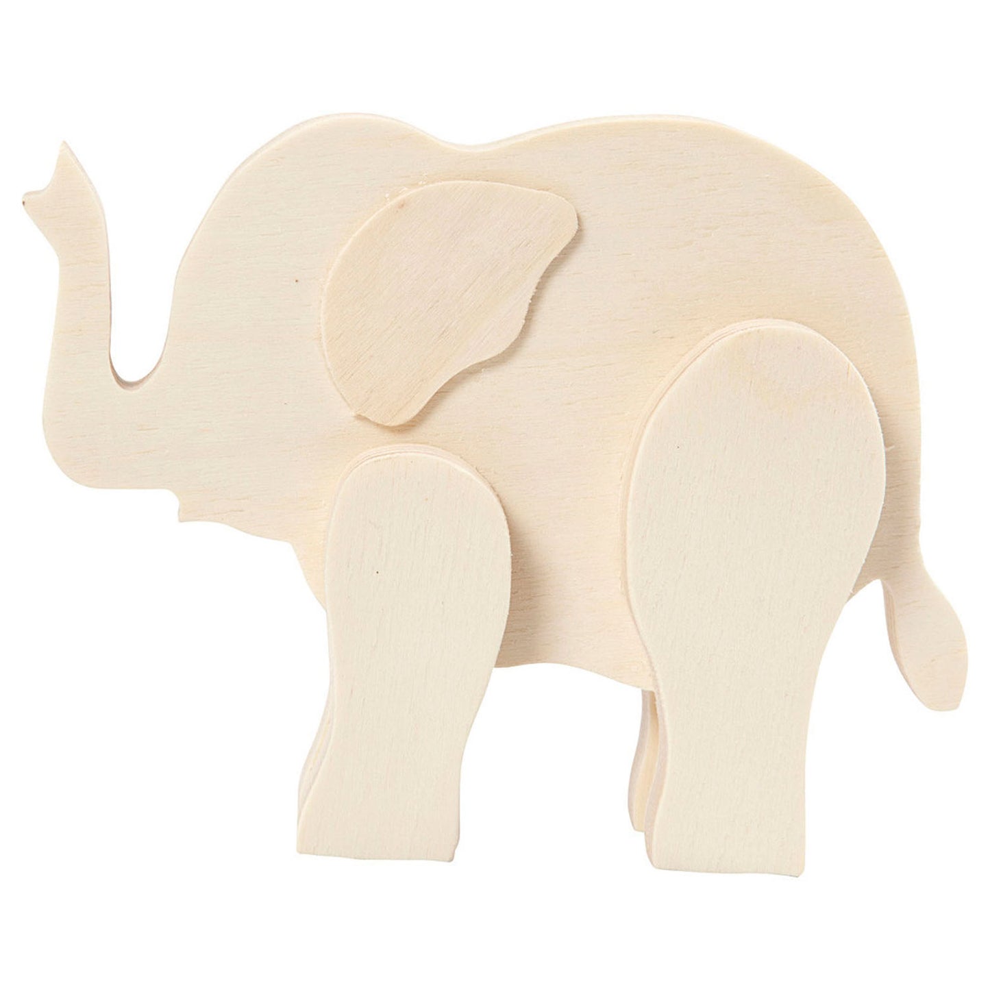 Animale di figura di legno - Elefante