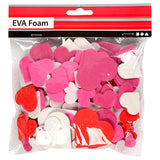 Creativ company https: www.cchobby.nl foam-vormen-afm-20-50-mm-dikte-2-mm-hart-diverse-kleuren-200-stuk-1-doos - afbeelding 2