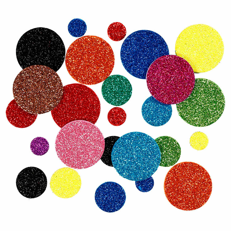 FORME SPUMA I cerchi glitter, 150 °.