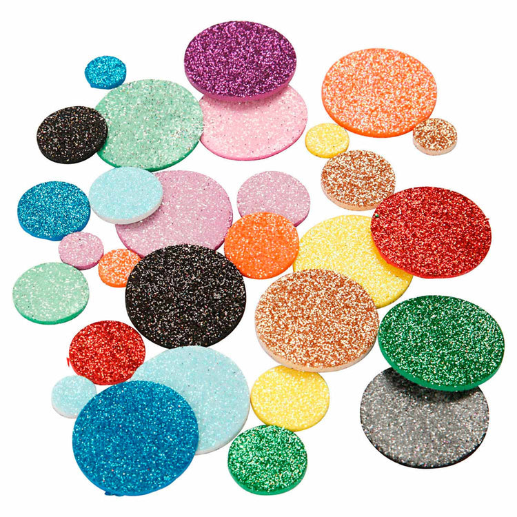 FORME SPUMA I cerchi glitter, 150 °.