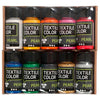 Creativ company textielverf diverse kleuren, 10x50ml.