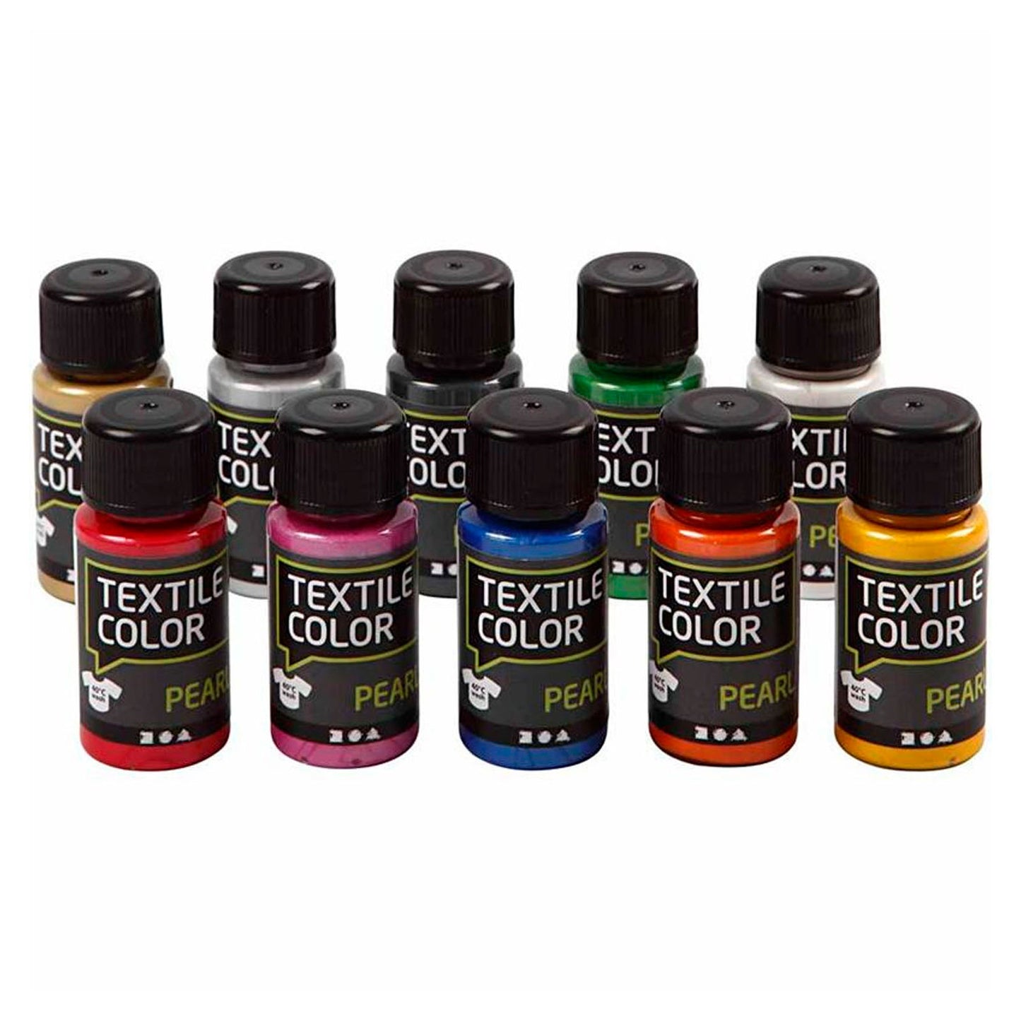 Paint tessile vari colori, 10x50ml.