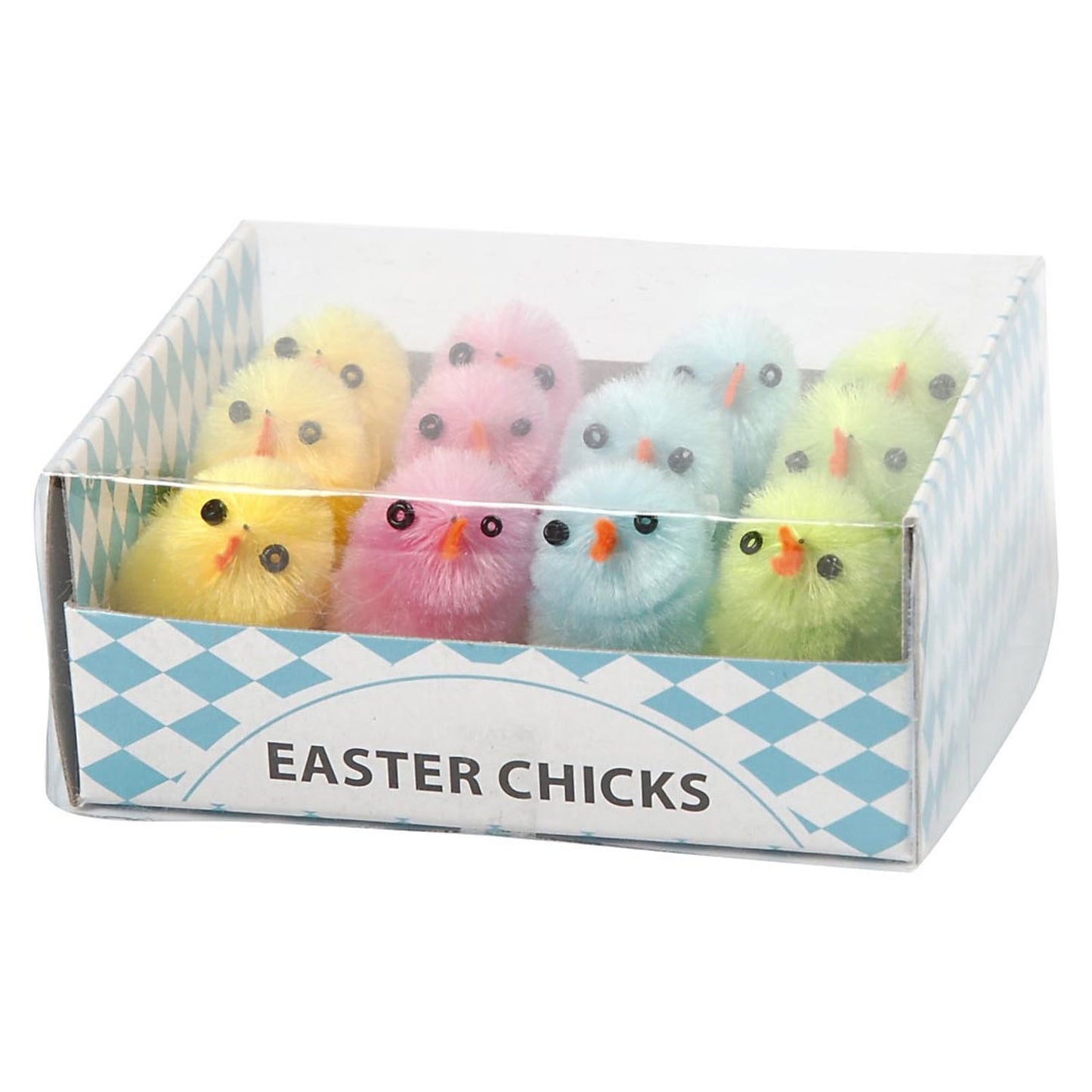Creativ company Pollitos de Pascua, h: 30 mm, colores pastel, 12 piezas 1 caja
