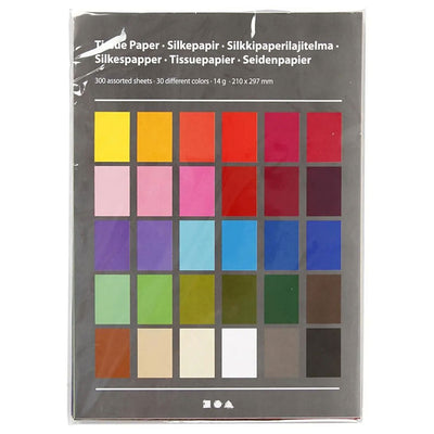 Carta tissutale a4 colorata, 300st.