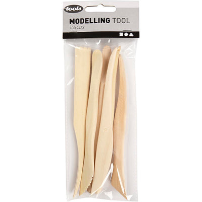 Set di strumenti di modellazione Creative Company Wood, 6dlg.