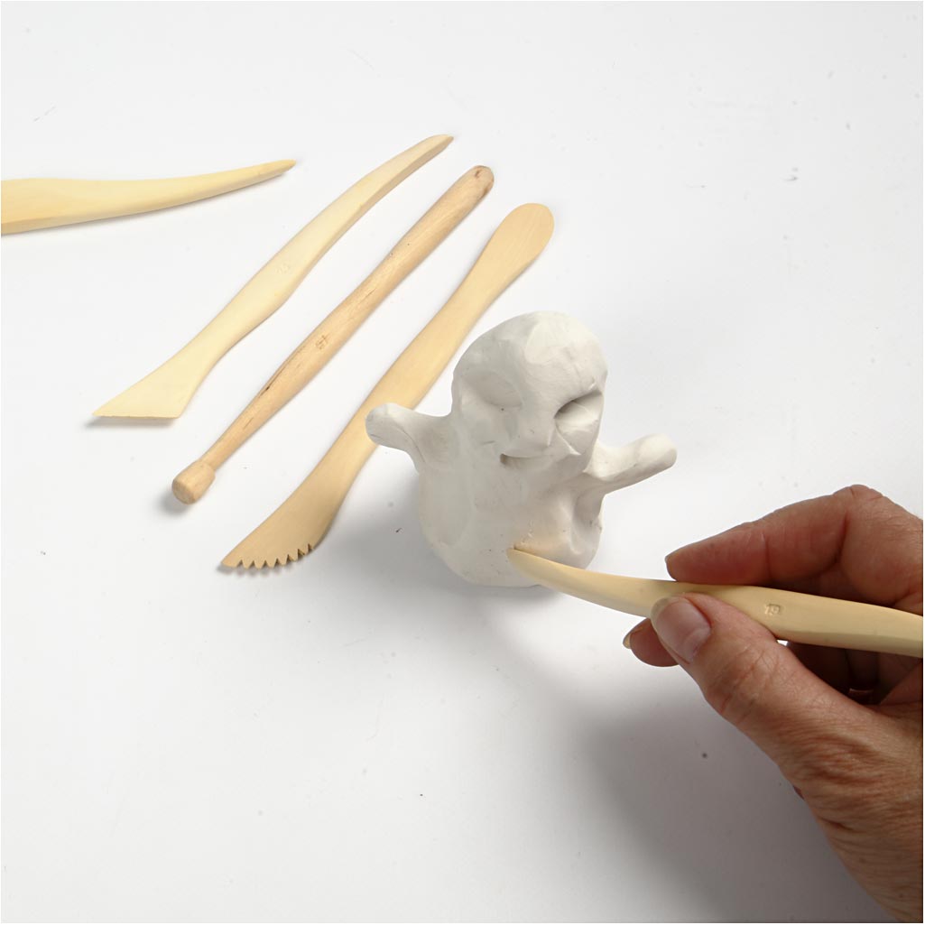 Set di strumenti di modellazione Creative Company Wood, 6dlg.
