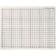 Cut mat rubber with grid lines, 22x30cm
