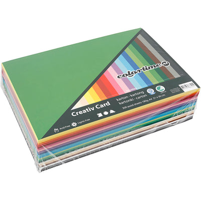 Color de cartón de color creativ Company A4, 180gr, 300 hojas
