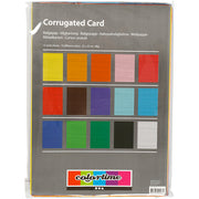 Creativ company ribbelkarton kleur 80gr, 15 vellen - afbeelding 2