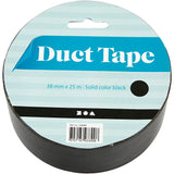 Creativ company duct tape zwart, 25m - afbeelding 2