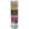 Creativ company glitter tape kleur,10st.
