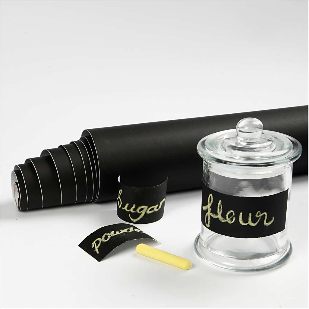 Chalkboard film black, 2m