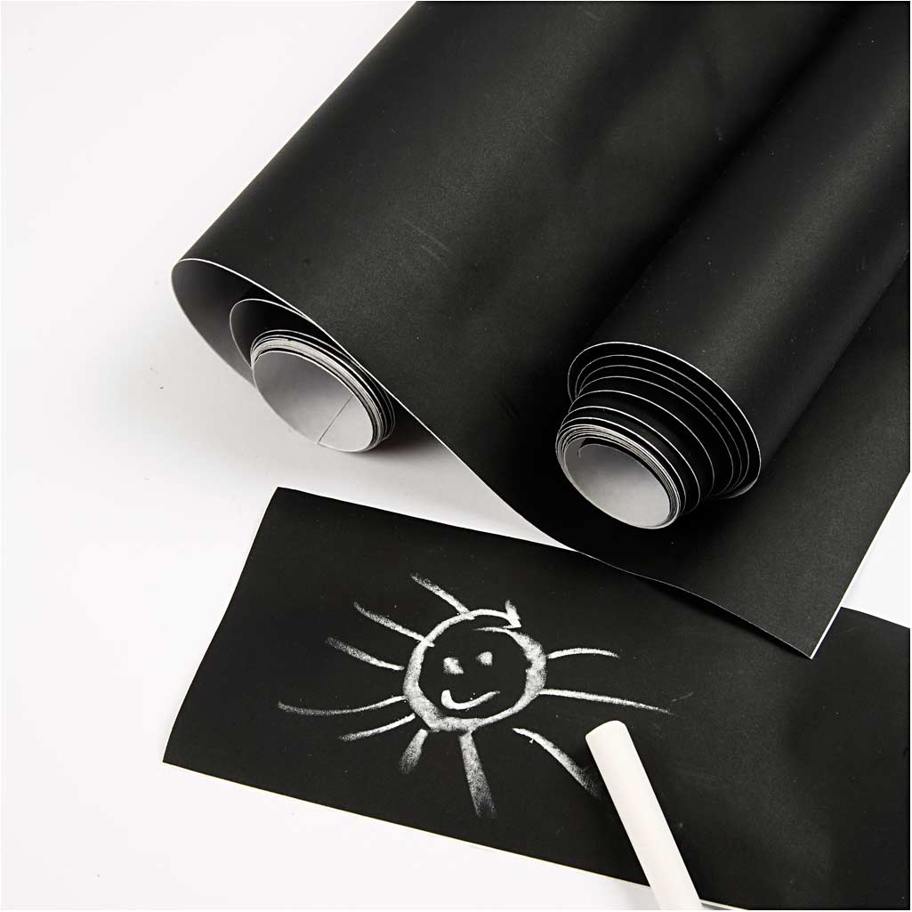 Chalkboard film black, 2m