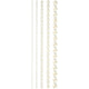 Half paste pearls white 2-8mm, 140st.