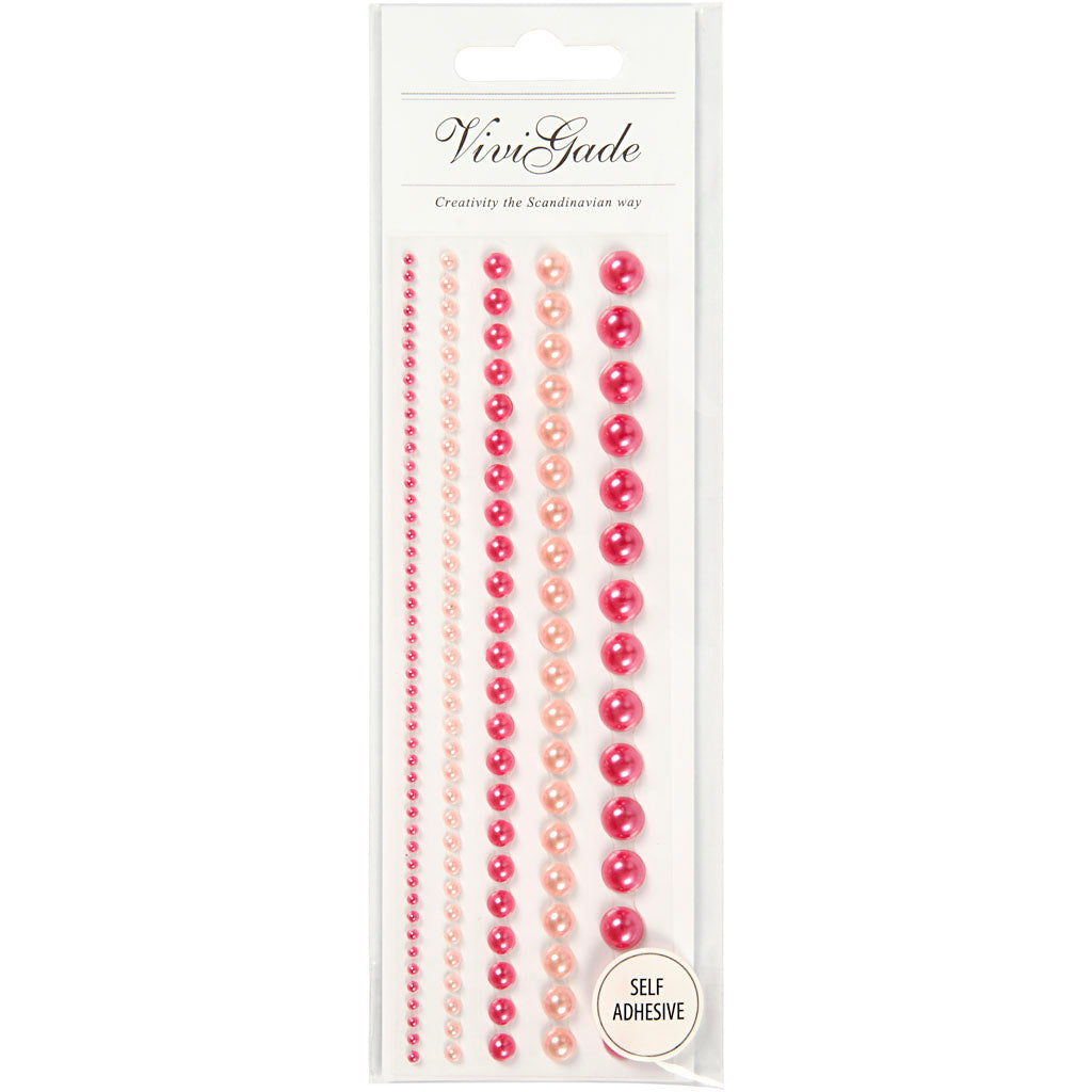Media pasta de perlas rosa 2-8 mm, 140 °.