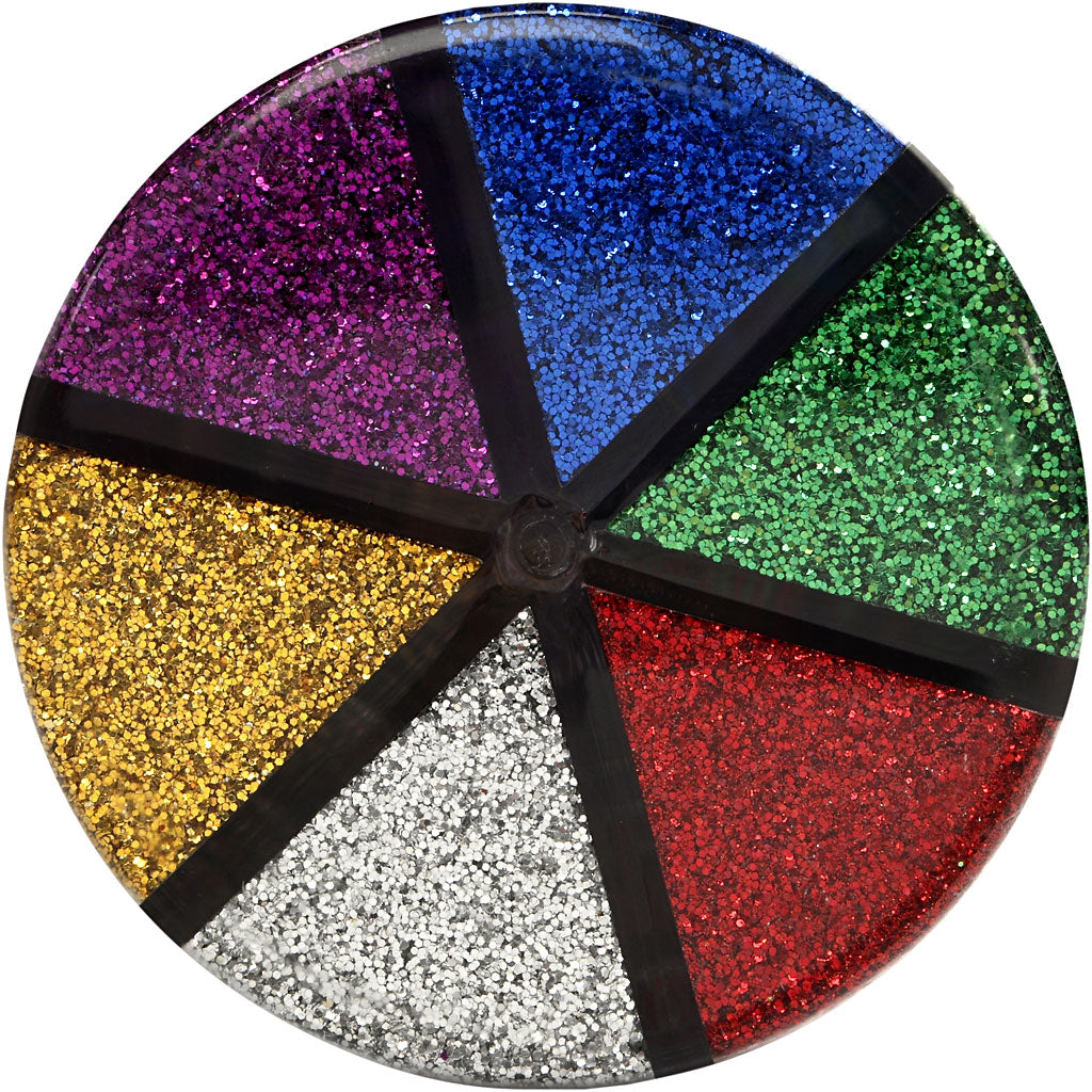 Colore glitter, 6x13gr