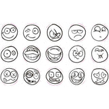 Deco Art Stamps A Smile, 15st. - afbeelding 3