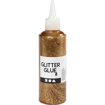 Creative Company Glitter Glue Glue Gold, 118 ml
