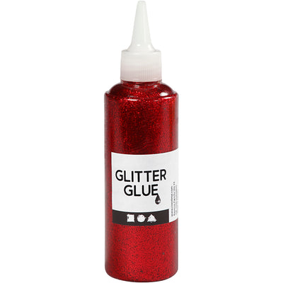 Creative Company Glitter Glue Glue Red, 118ml