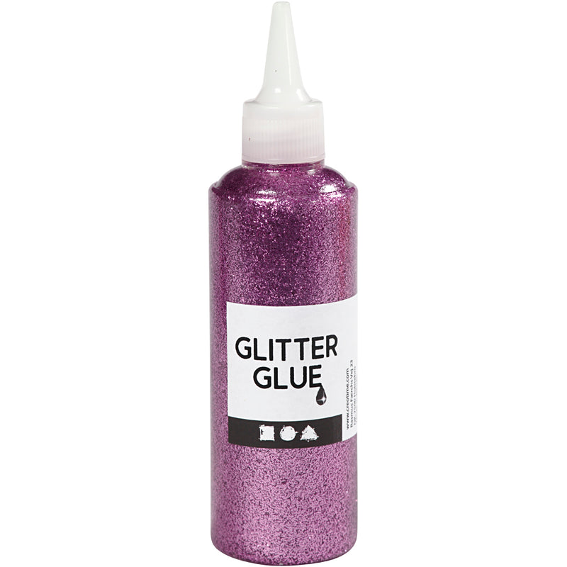 Creative Company Glitter Glue Glue Purple, 118 ml