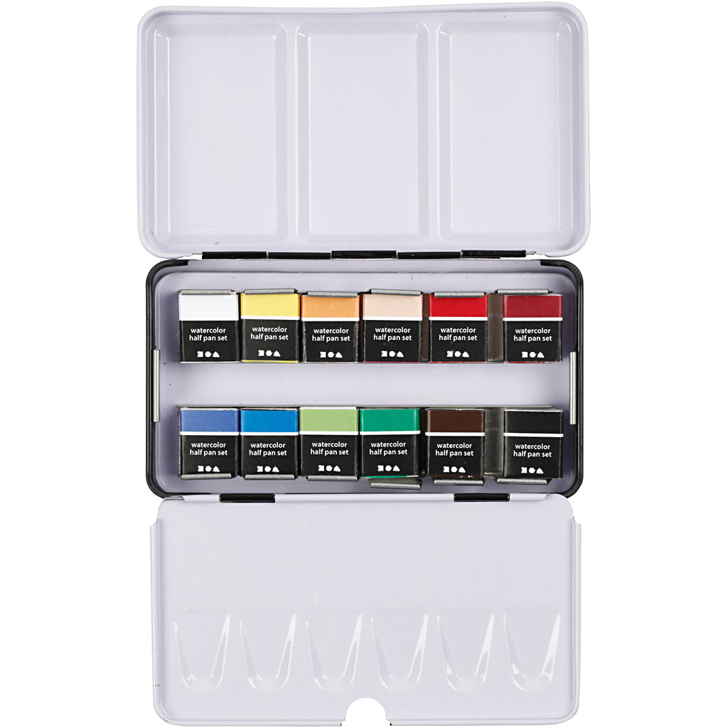 Creativ Company Art Aqua Aquarel Paint, 12 colores