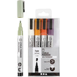 Creativ Company Krijt Markers Pastel colors, 5st. - afbeelding 2