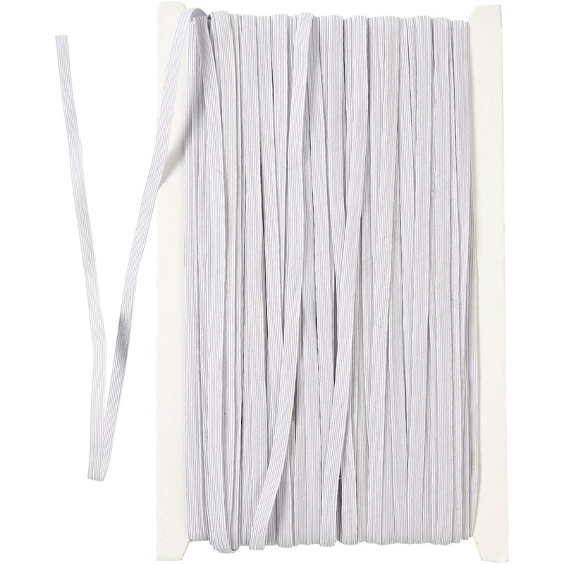 Spessore elastico 6 mm bianco, 50 m