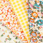 Creativ company patchwork stof geel 45x55cm, 4st. - afbeelding 4