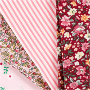 Creativ company patchwork stof roze 45x55cm, 4st. - afbeelding 4