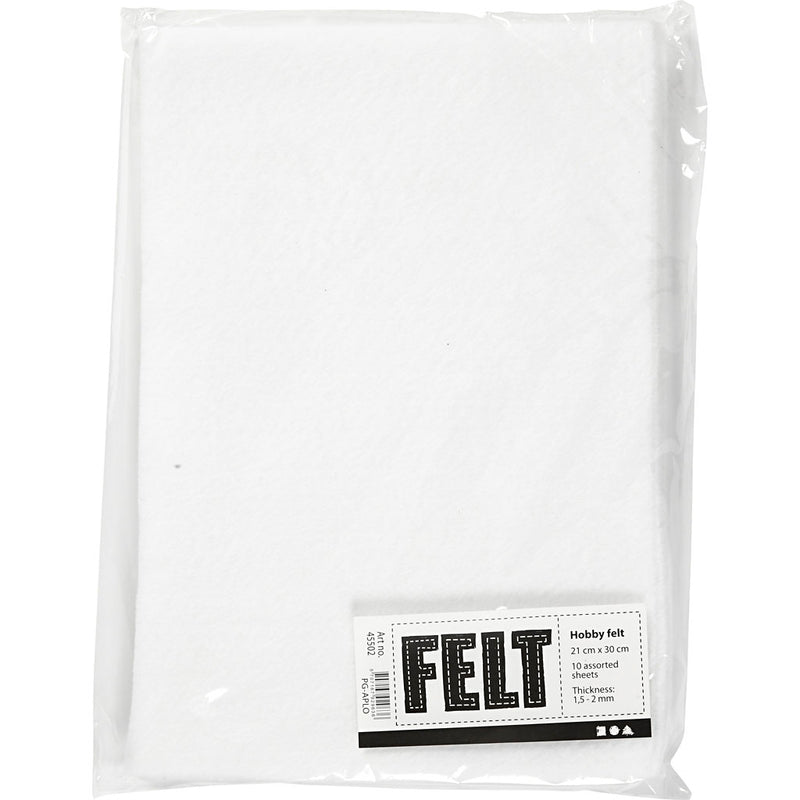 Createiv Company Hobby Feint White A4, 10 hojas