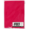 Creativ company hobbyvilt, cerise, a4, dikte 1,5-2 mm, 10 vel