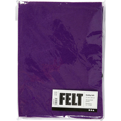 Hobby Felt, viola, A4, 10 fogli