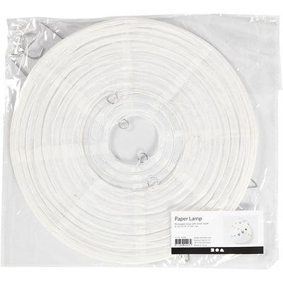 Creativ company rijstpapier lamp wit druppel, 27cm