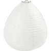 Lampada di carta di riso caduta bianca, 27 cm