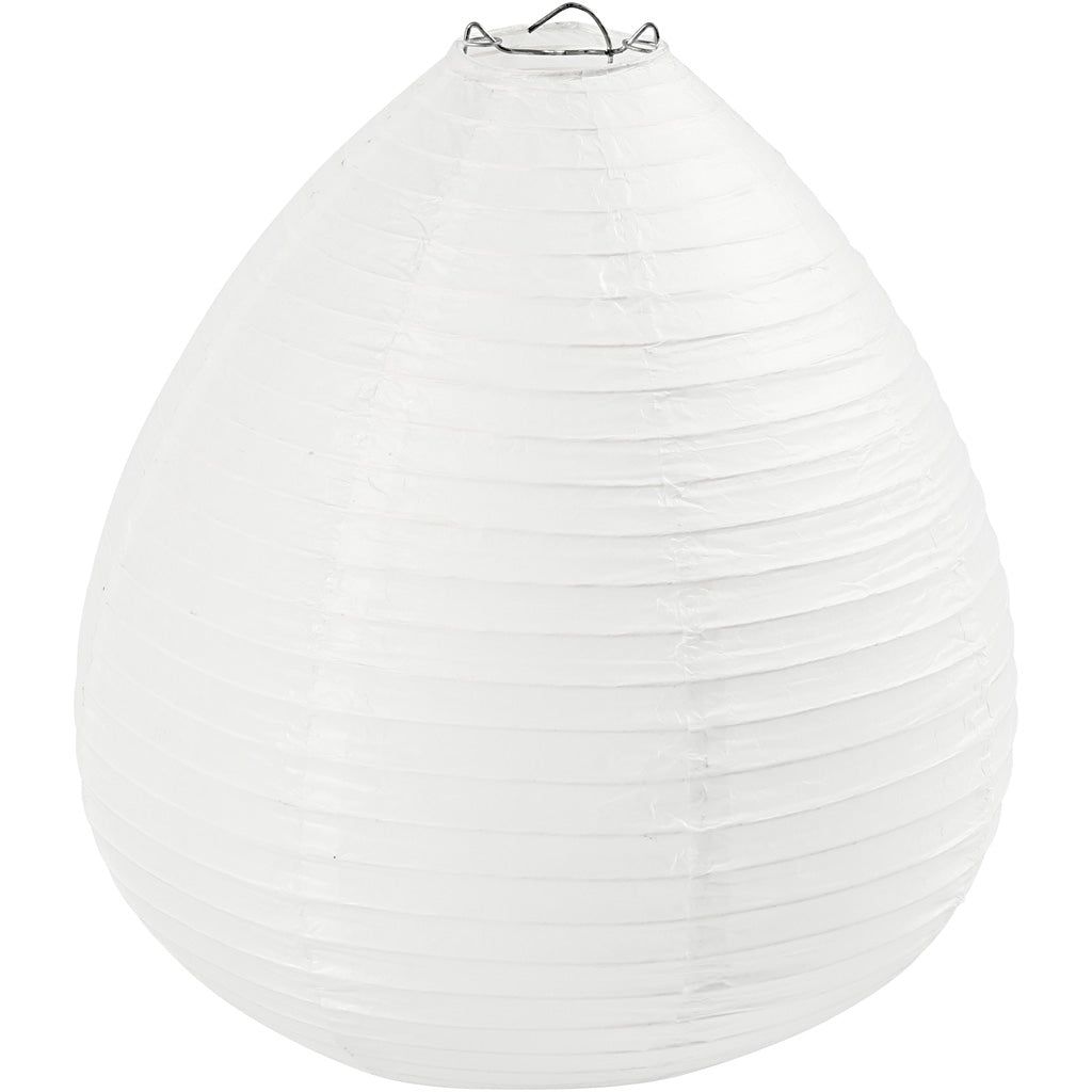 Lampada di carta di riso caduta bianca, 27 cm