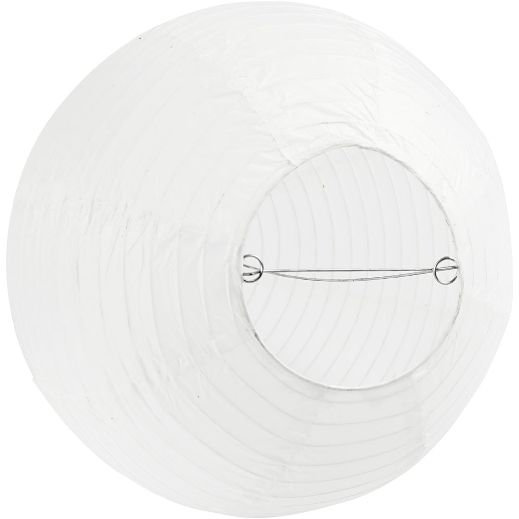 Lampada di carta di riso caduta bianca, 27 cm