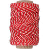 Creativ Company Cotton Cord Red Blanco, 50m