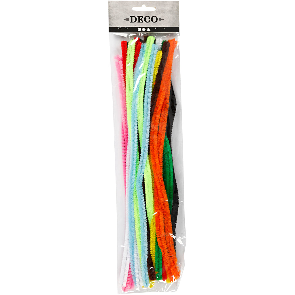 Colore filo di Chenille 30 cm, 25st.