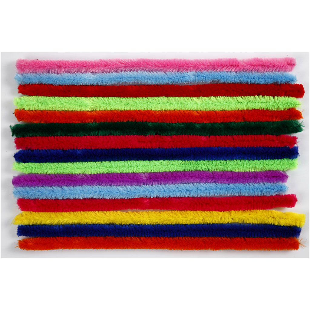 CHENILLE FILO COLORE 30CM, 15 °.