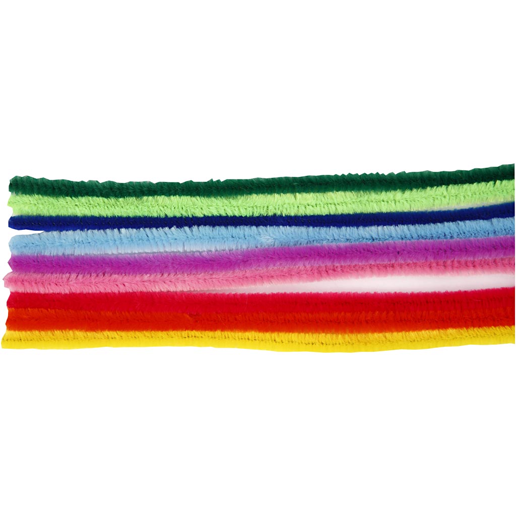 Color de alambre de Chenille 30 cm, 200st.