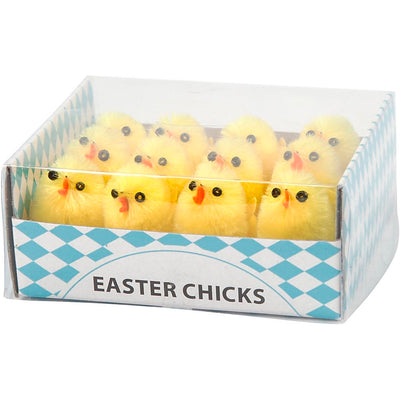 Creative Company Yellow Easter Chicks Chenille, 12st.