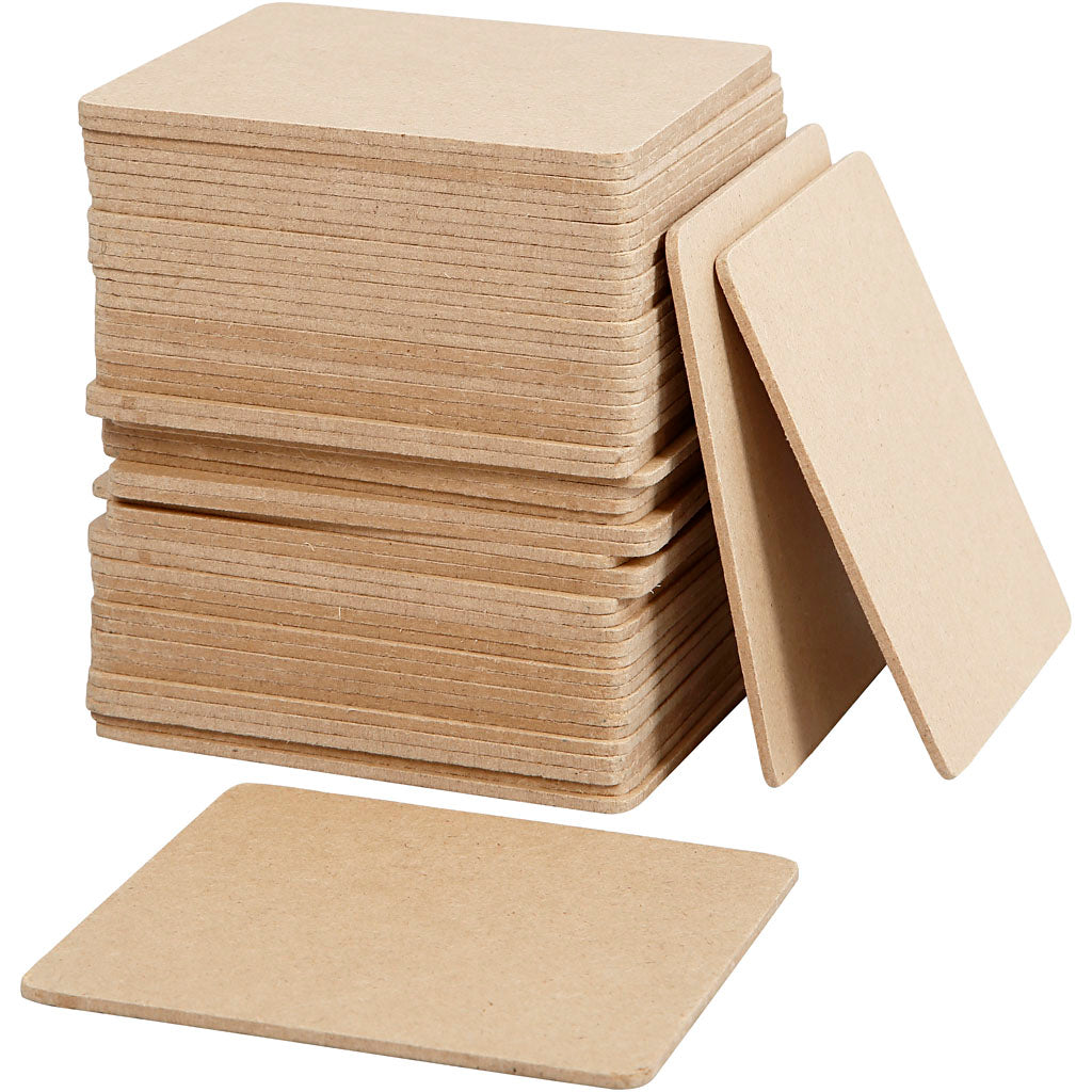 Creative Company Coasters MDF 10x10cm, 50st.