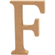 Creative Company Letter F MDF 13CM, 1 °.