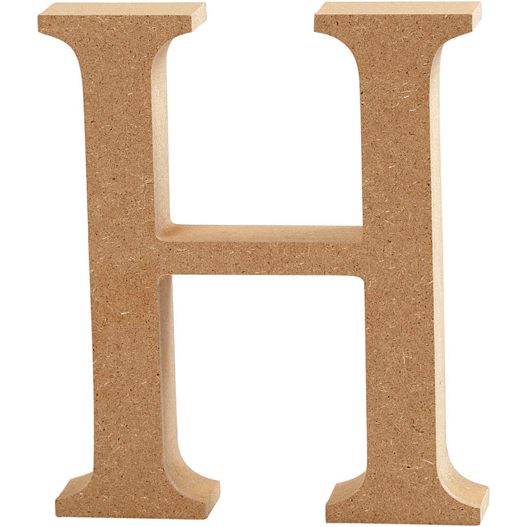 Creative Company Letter H MDF 13CM, 1 °.