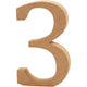 Creative Company Numero 3 MDF 13CM, 1 °.