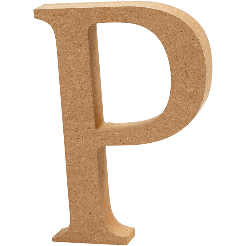 Creative Company Letter P MDF 8CM, 1 °.
