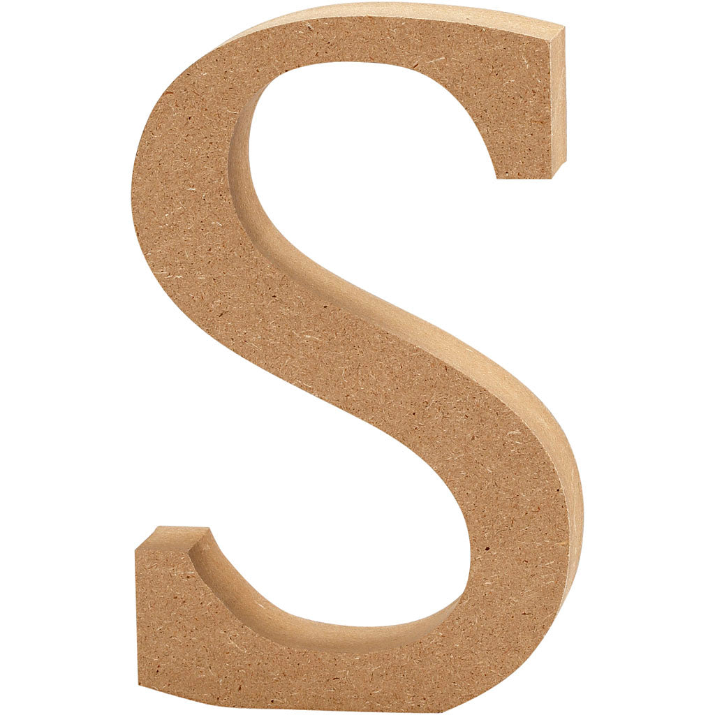 Creativ Company Letter S MDF 8cm, 1st.