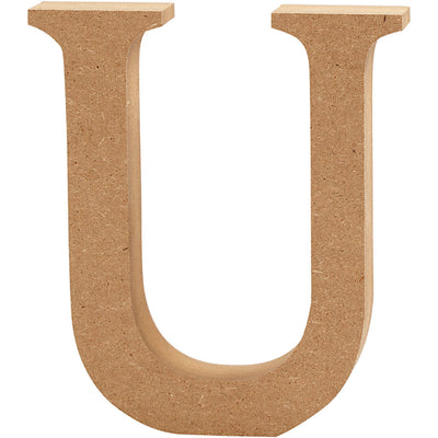 Creative Company Letter U MDF 8CM, 1 °.